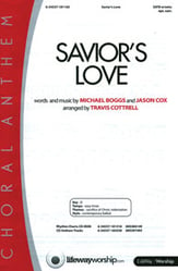 Savior's Love SATB choral sheet music cover